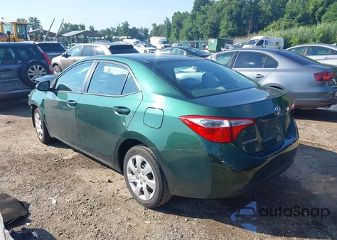 2014 Toyota Corolla L/Le/Le Pls/Prm/S/S Pls z USA, uszkodzony, nr VIN 2T1BURHE6EC159099